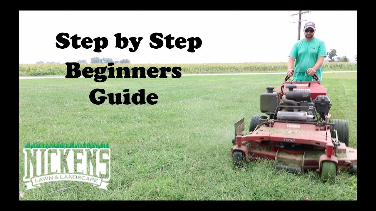 How to run a Walk Behind Mower, Step by Step