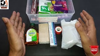 First Aid Box || आपके घर मैं ये सारी चीजे होनी बहुत जरूरी है || DESI INDIA