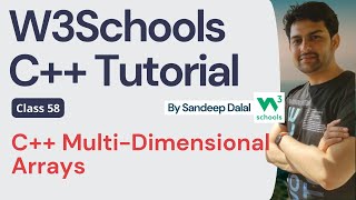 C++ Tutorial • C++ Multi Dimensional Arrays • W3Schools • Object Oriented Programming using C++ Tuto