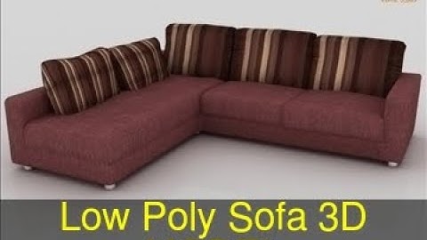 3D Model of Low Poly Sofa Review