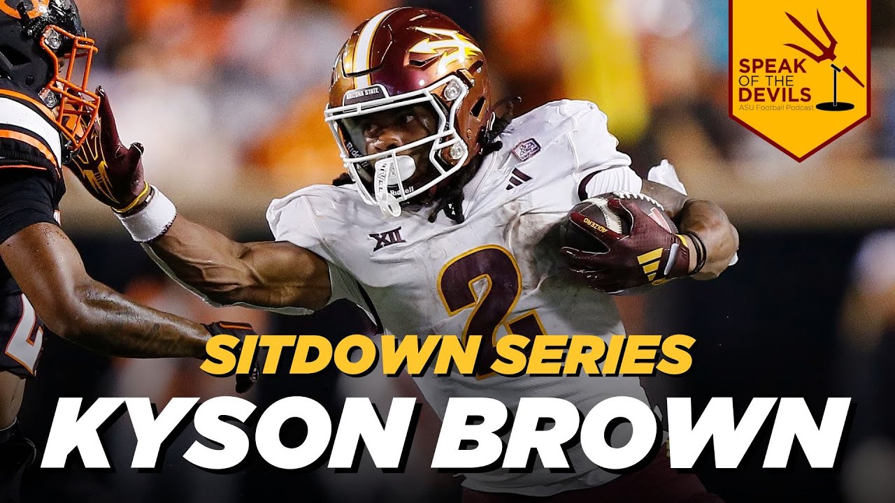 ASU running back Kyson Brown on growth, new number, Skattebo & more ...
