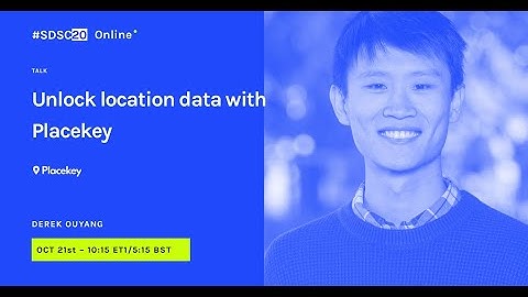 Unlock location data with Placekey | Derek Ouyang | Stanford University