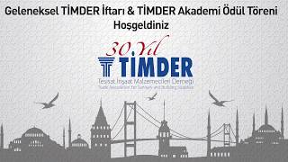 Geleneksel Ti̇mder İftarı Ti̇mder Akademi Ödül Töreni