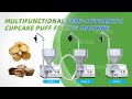 How To Use FZ-ZX2 Semi-Automatic Cupcake Puff Cream Filling Machine?