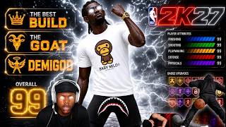 BEST TALL GUARD/FIRST BUILD FOR NO CAP BREAKERS (I BROUGHT MY 6'6 DEMIGOD TO 2K27)