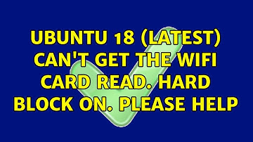 Ubuntu 18 (Latest) can