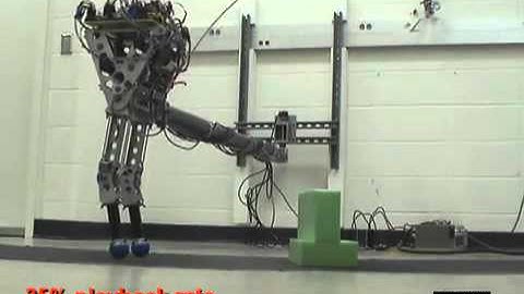 KURMET Bipedal Robot Can Hop Over Obstacles