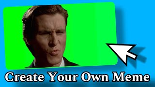 Create Your Own Green Screen Meme | CapCut Easy Tutorial