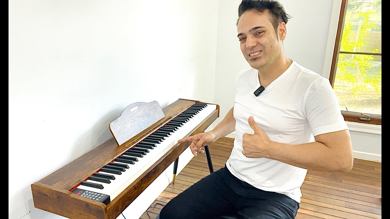 STRICH Digital Piano 88 Keys, Hammer-Action Weighted Keyboard,