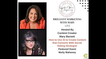 110. How to Use AI to Create Content that Converts With Social Selling Strategist Molly Mahoney