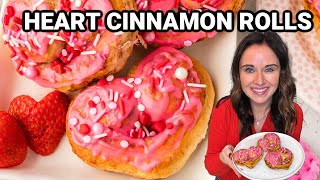 How to make Heart Shaped Cinnamon Rolls