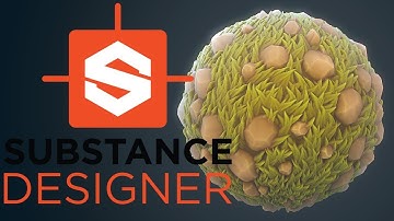 Substance Designer - Stylized Grass with Rocks Material