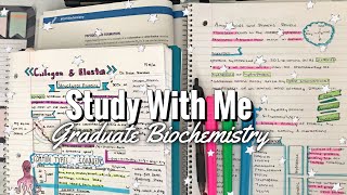 Weekend Study With Me ⭐︎Graduate Biochemsitry