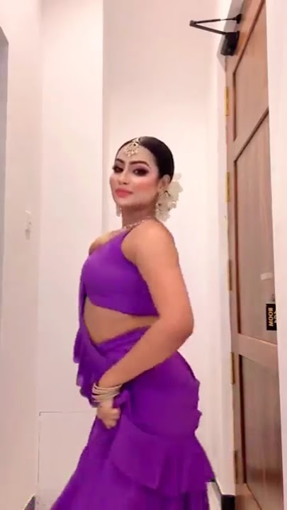 එයා  💜️🥺 මාරම ලස්සනයි නේද  🥺💜️✨ uchchana ravihari #shorts #model #viralvideo #foryoupage #saree 💜️💜