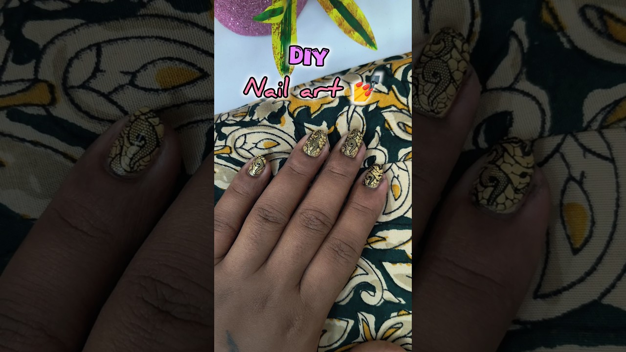 Dress ku match ya nail 💅 art panalama#shortsvideo #diy #art