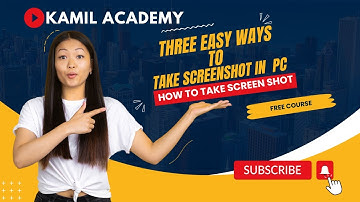 How to take a Screenshot in a PC or Laptop with Windows || In Pashto Language