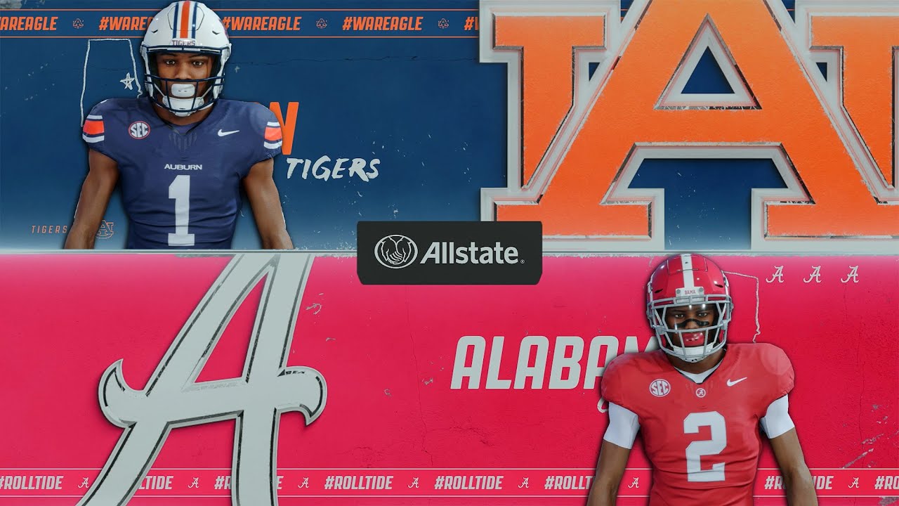 Auburn vs Alabama | College Football 26 Gameplay - YouTube