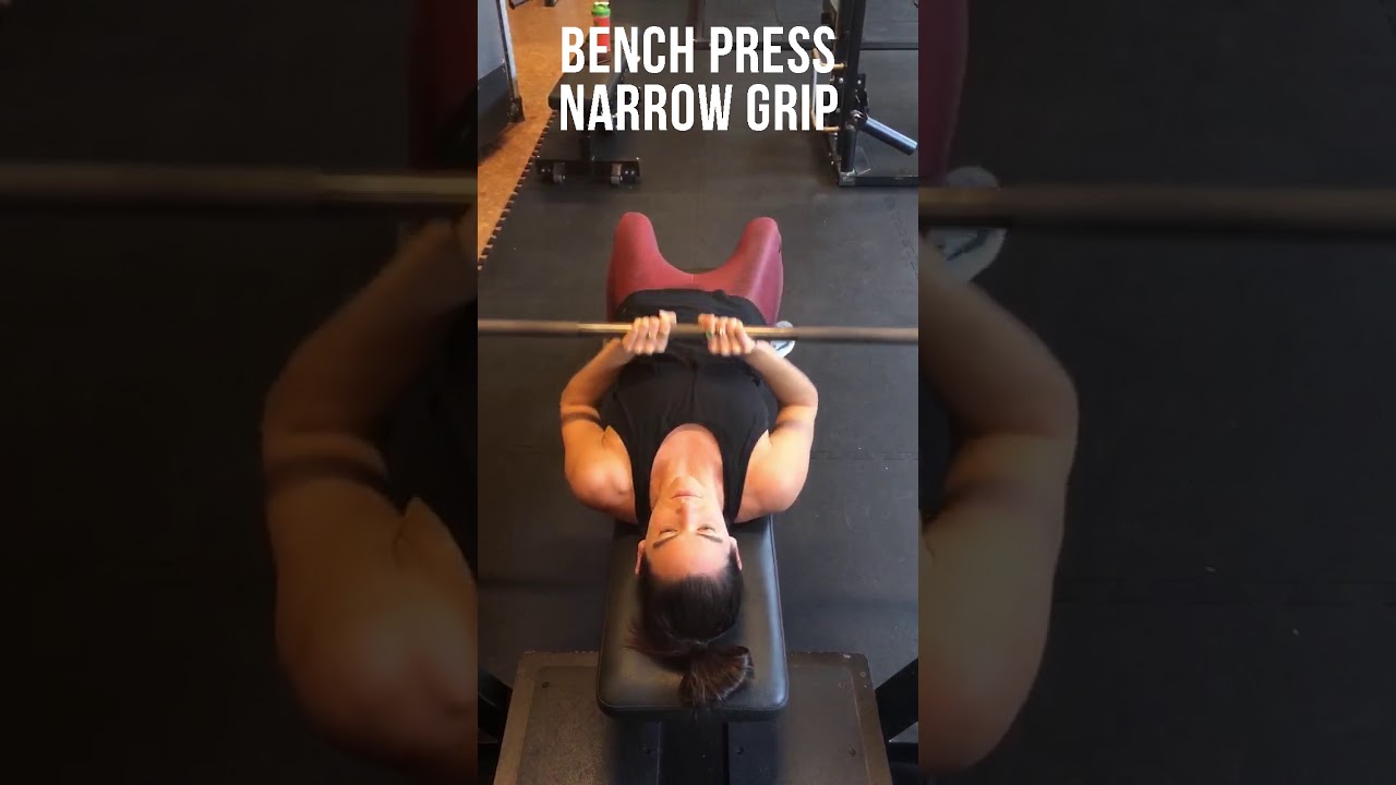Bench Press Narrow Grip Youtube
