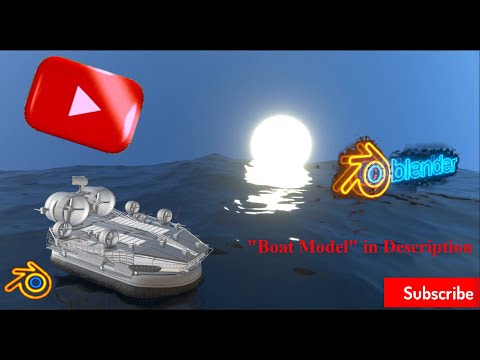 How to Float any object on Water or Ocean | 3D Blender