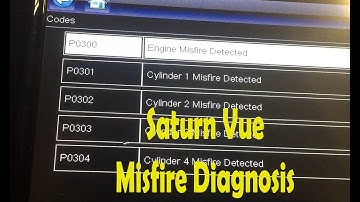 Saturn Vue Misfire Code Diagnosis