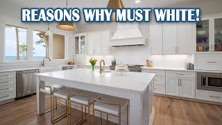 White Kitchen Cabinets 2023 | White Kitchen Ideas With White Cabinets | Kitchen Decorating Ideas