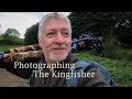 Photographing Kingfishers and film, from a hide