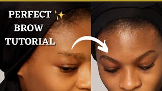 EASY EYEBROW TUTORIAL FOR BEGINNERS: DETAILED AND BEGINNER FRIENDLY BROW TUTORIAL