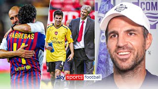 Which manager does Cesc Fabregas take the most inspiration from?