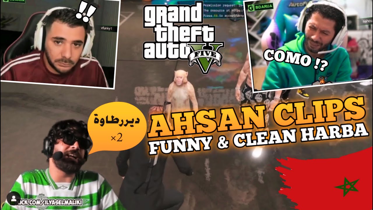 GTARP MAROC 🇲🇦 | BEST CLIPS  MOROCCAN STREAMERS 😂
