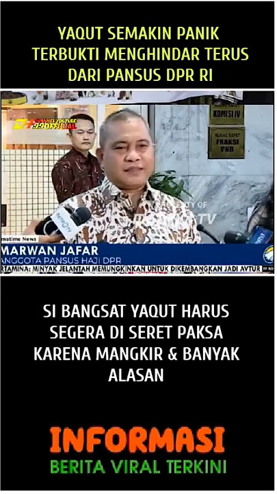 MENTERI AGAMA JADI UBERAN PANSUS. #beritaterkini #fufufafa #berandahariini #storywa #masukberanda