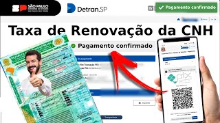 Como Pagar A Taxa De Renovao Da Cnh Por Pix  Taxa Detran Da Emisso  Da Cnh Ppd 2a Via E Outros