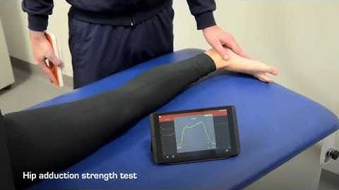 Hip adduction strength test - Dynamometer - nod