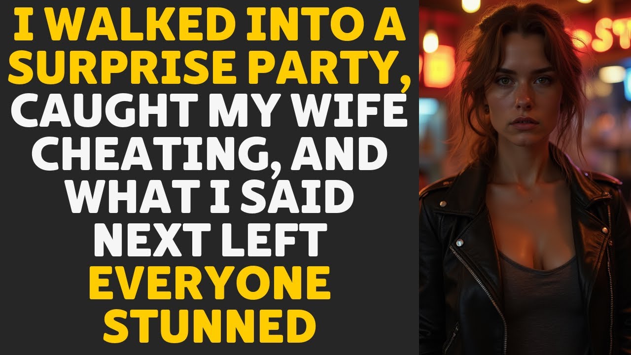 I discovered my wife’s affair at a hidden party next door, and my reaction shocked everyone