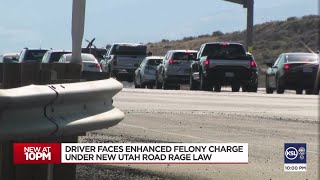 Driver faces enhanced felony charge under new Utah law after Eagle Mountain road rage incident