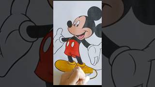Let’s color Mickey Mouse! #mickeymouse #shorts #coloring