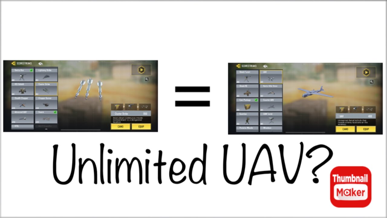 Unlimited UAV #codm - YouTube