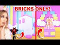 Using BRICKS *ONLY* Build Challenge In Adopt Me! (Roblox)