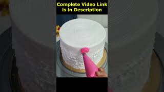 🧻🌈🍄Silver Foil Trick to floral Cake decoration,खाना वाली फॉयल की नयी केक ट्रिक#shorts #cakeshorts