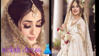 Nikah Dress For Bridenikah Dress For Bride Whiteoutstyel With Ayesha
