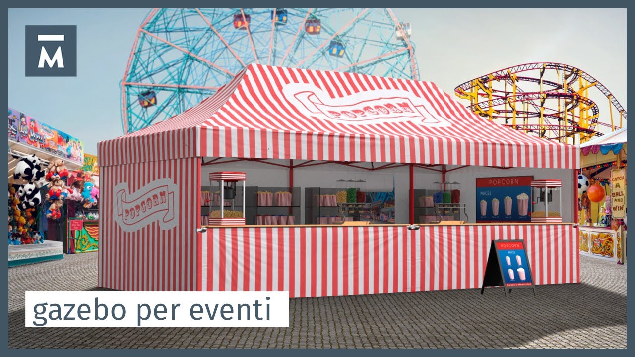 Gazebo per eventi e feste Mastertent® YouTube