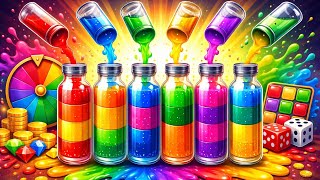 Color Water 3D Game Live | Bottle Color Sort Puzzle Gameplay | Ranavat Gaming screenshot 2