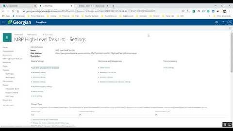 SharePoint for Project Management Part 1 - Task List - Part 1 - Set up the Task List