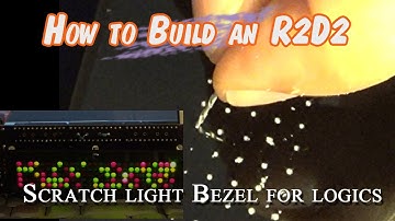 R2-D2 DIY Teeces Black Logic Display Bezel