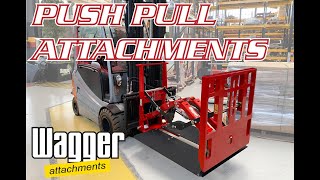 Push and Pull Attachment for Forklifts  Wagger Attachments
