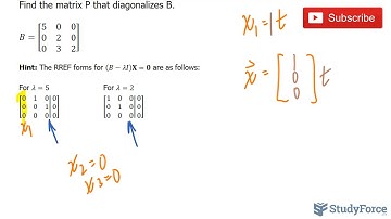 Find a matrix that diagonalizes another (Part 2)