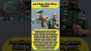Dua Calon KSAD Pilihan Prabowo, Siapa Paling Kuat.. #shorts #beritaterkini #politics #ksad #tni
