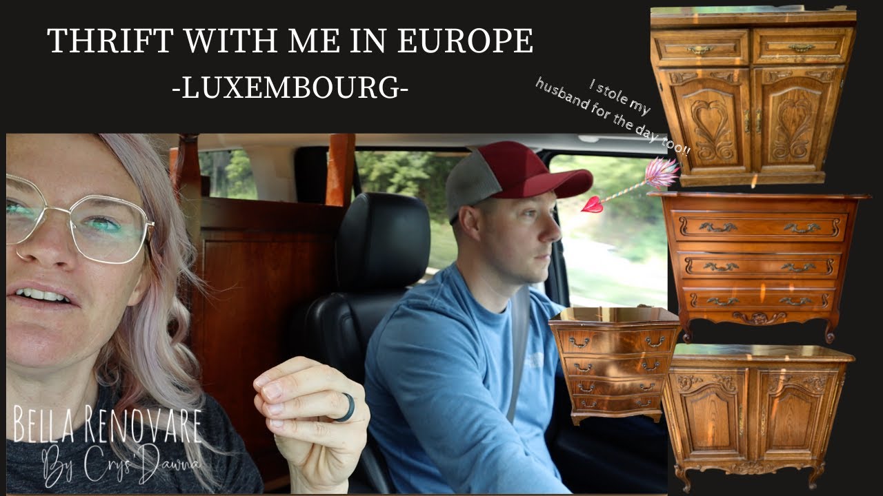 Thrift With Me in Europe | Finds In Luxembourg with Crys'Dawna from Bella Renovare
