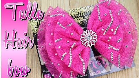 Make a Tulle Hair Bow With Me