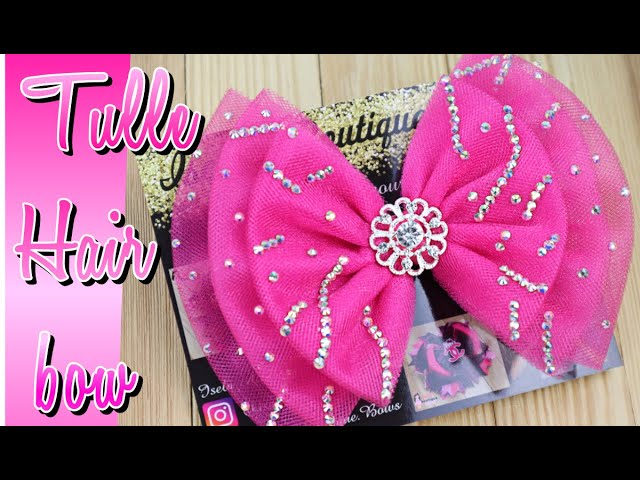 DIY tulle bow – The Crafty Mummy