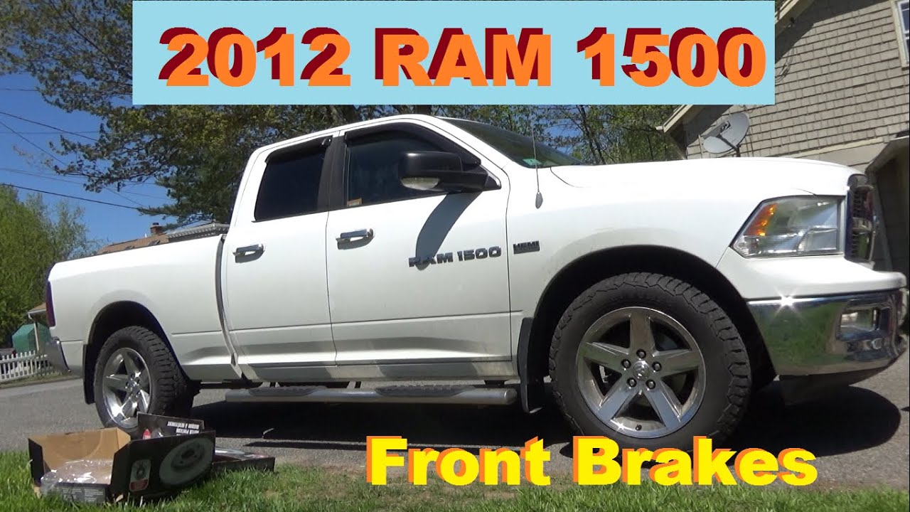 Front Brakes and Rotors Replaced on a 2012 Dodge Ram BIGHORN 1500 YouTube